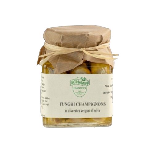 Funghi Champignons in Olio Extravergine di Oliva